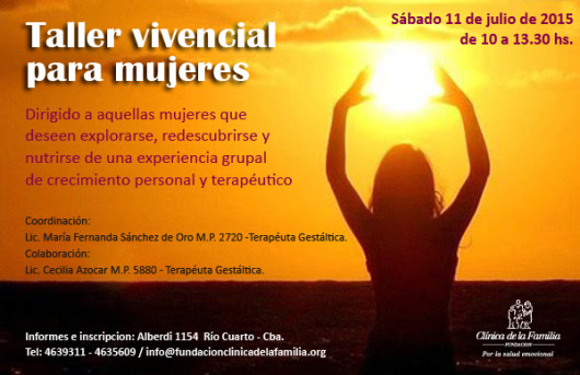 Taller vivencial para mujeres web